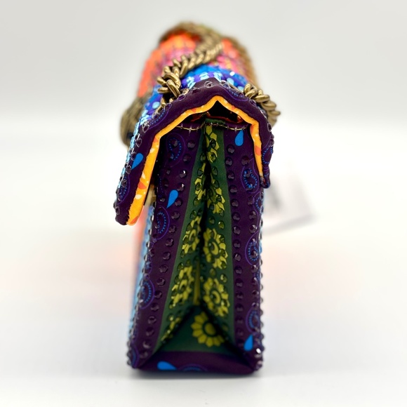KURT GEIGER LONDON Fabric Mini Kensington Crossbody - Picture 6 of 7